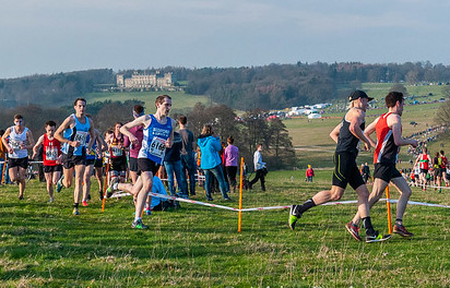 Runners at xcountry Harewood House